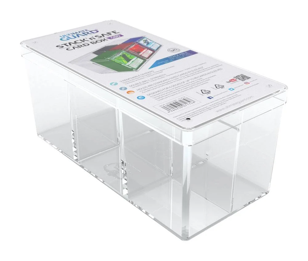 Ultimate Guard Stack'n'Safe 480 (6 x 80 sleeved cards with removable dividers) 223 x 98 x 102 mm